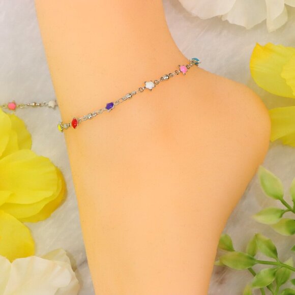 "Minimalist Anklet, Sleek & Modern Design, Women’s Fashion, YC110062-A - Picture 8 of 10